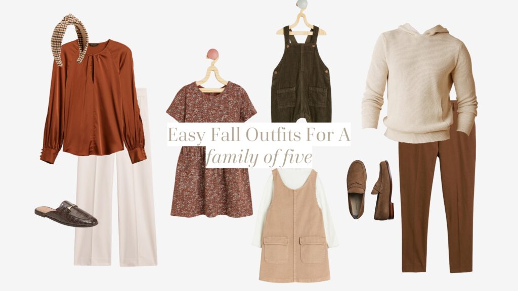 Fall Outfit Idea For A Family Of Five